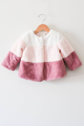 First Impressions Fluffy Jacket • 18 months