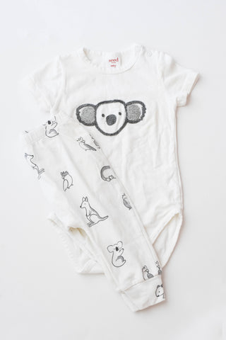 Seed Heritage Koala Pyjama Set • 3-6 months