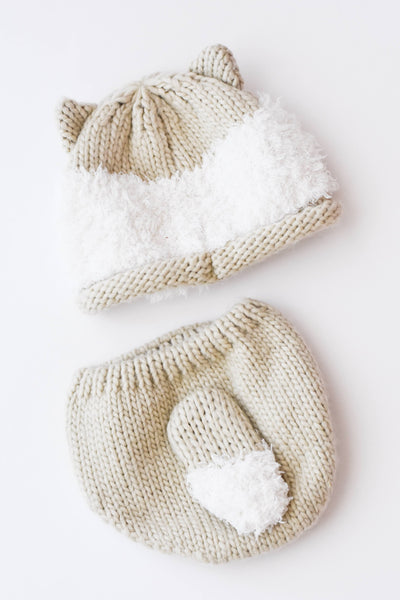 Fox Knit Bloomer Set • 0-3 months