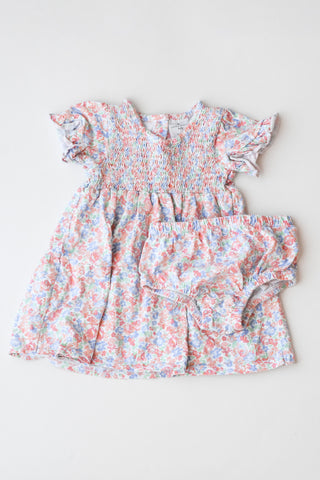 Laura Ashley Floral Dress Set • 18 months