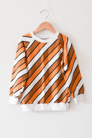 Jelly Alligator Striped Pullover • 8-9 years