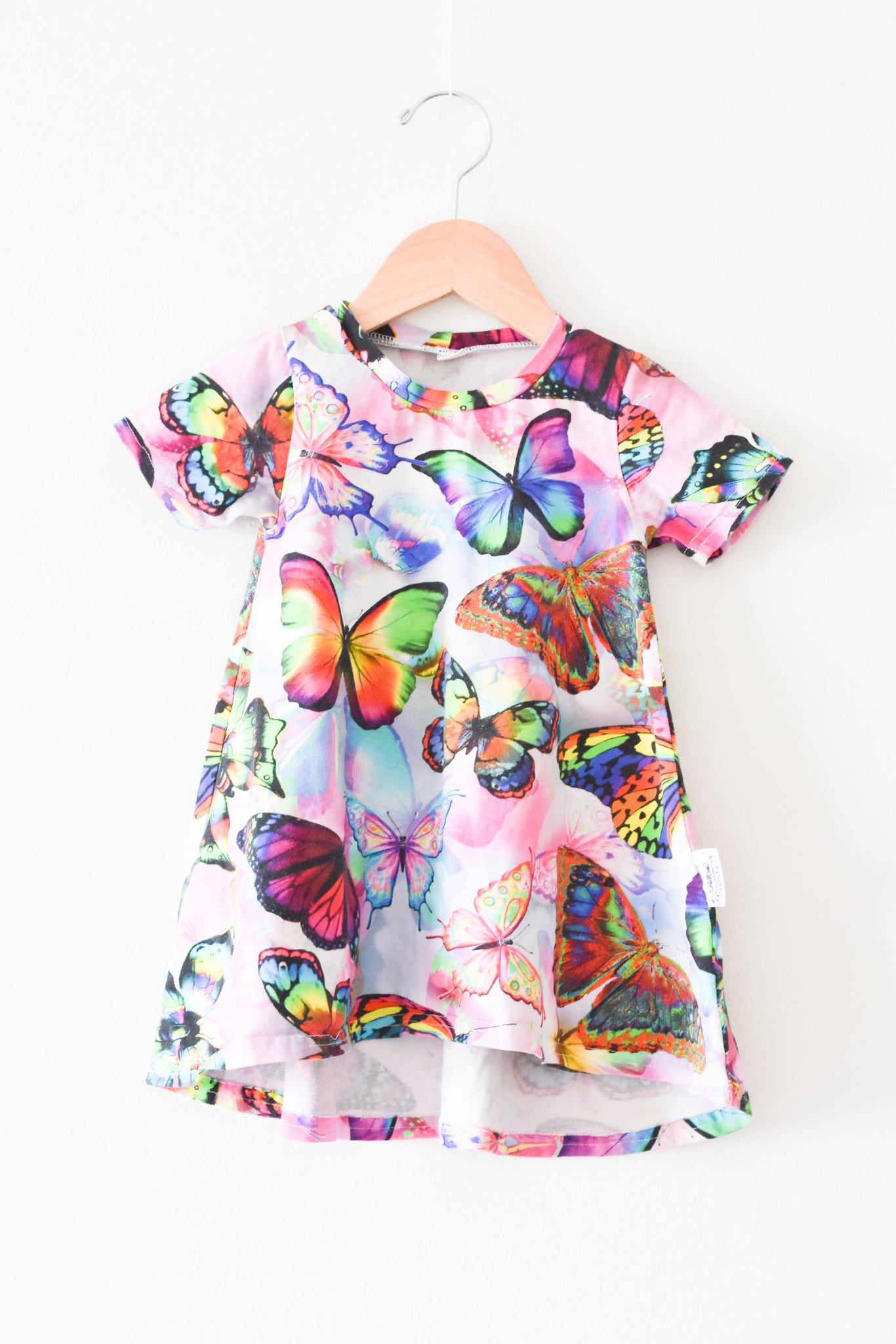 Handmade Grammies Girls Butterfly Dress • 18-24 months