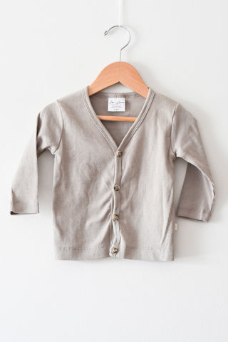Jax and Lennon Ribbed Cardigan • 0-6 months