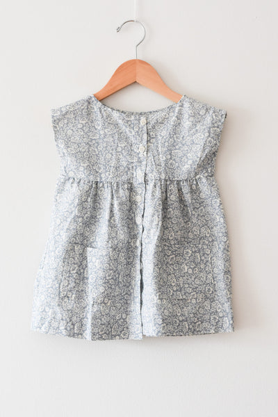 Floral Button Up Dress • 1-2 years