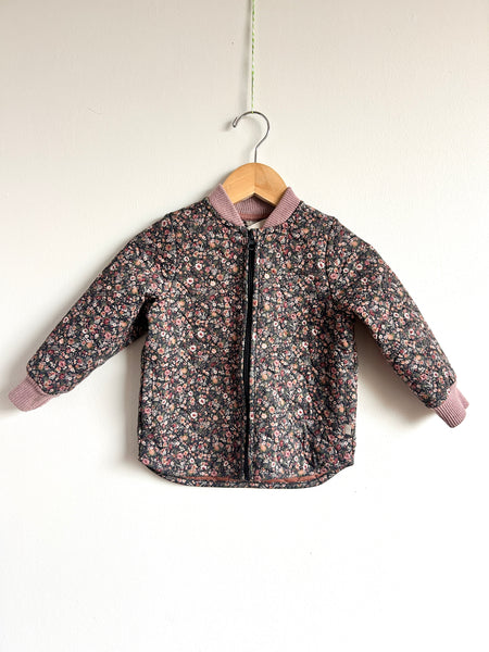 Wheat Quilted Floral Thermowear Floral Jacket • 2 years