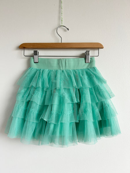 PK Beans Blue/Green Tutu Skort • 6 years
