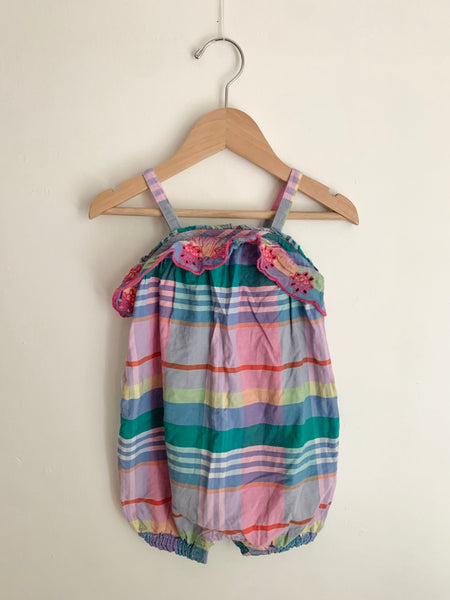 Gap Gingham Tank Romper • 12-18 months