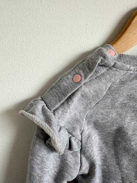 Kenzo Grey Sweater with Ruffles • 4 years