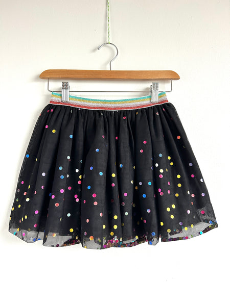 Stella McCartney Confetti Black Tulle Skirt • 8-10 years