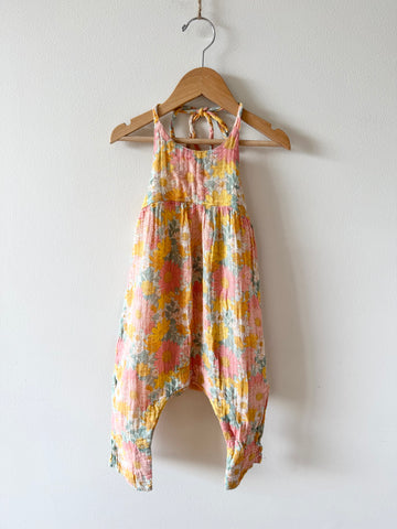 Angel Dear Cotton Gauze Halter Romper • 18-24 months