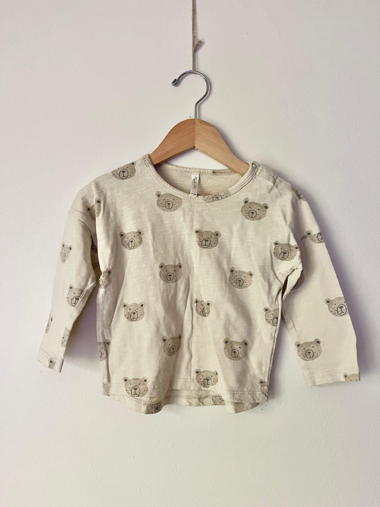 Rylee and Cru Bear Long Sleeve Top • 1-2 years