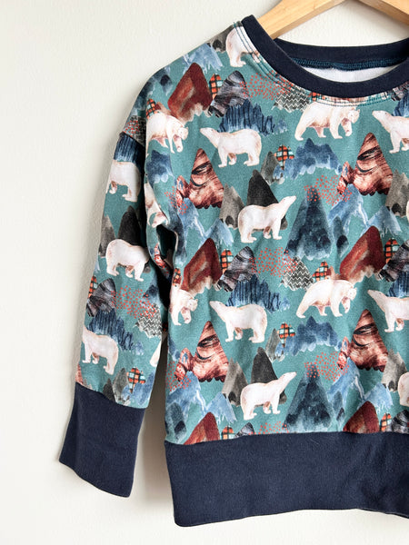 Sugar Sandwich Studios Blue Polar Bear Sweatshirt • 3 years