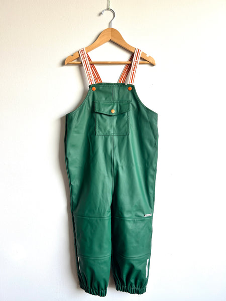 Souris Mini Lined Green Rainpants • 6 years