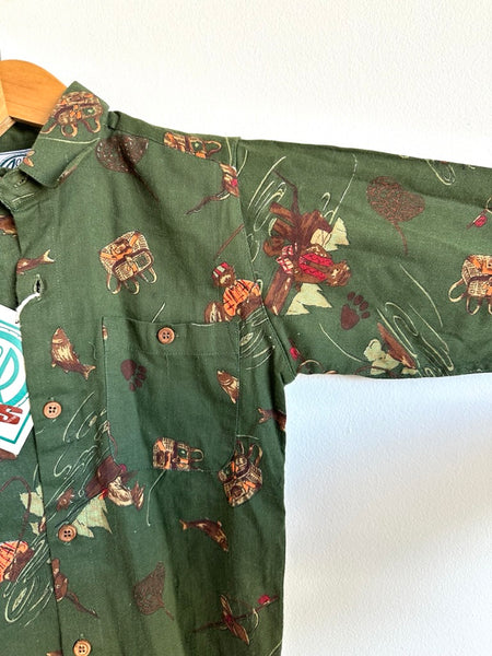 NEW Vintage R&R Button Up Camping Shirt • 5 years