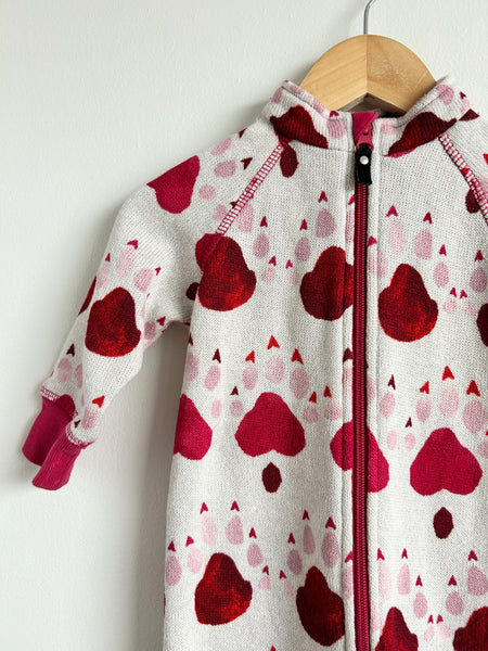 Reima Red and Pink Outdoor Baselayer Romper • 6-12 months (74cm)