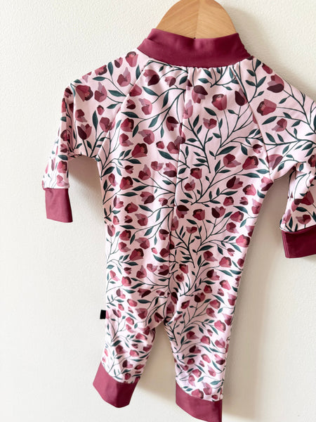 Honeysuckle Swim Co. Pink and Purple Rashguard • 6-12 months