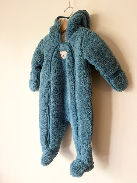 Steiff Fuzzy Bear Bunting • 3-6 months