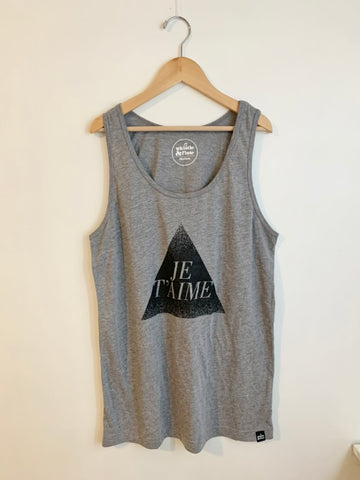 NEW Whistle and Flute Je T'aime Tank Top • Adult Medium