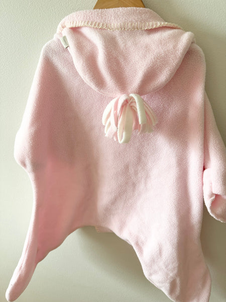 Tuppence and Crumble Star Pink Wrap Suit • 5-10 months