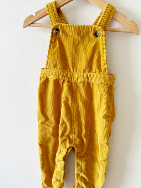 Pehr Ocre Cord Overalls • 12-18 months