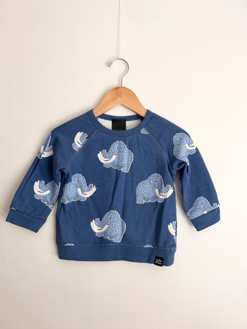 Whistle and Flute Woolly Mammoth Sweatshirt • 12-18 months