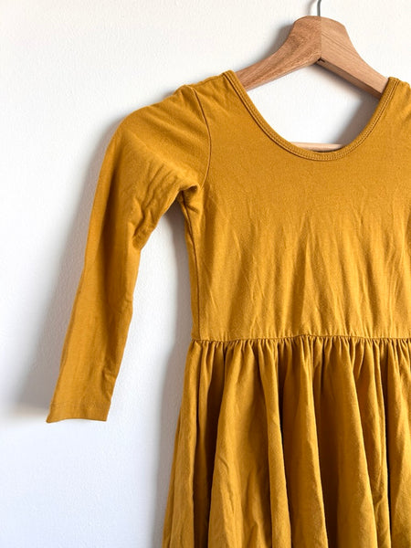 Alice and Ames Yellow Long Sleeve Dress • 7-9 years