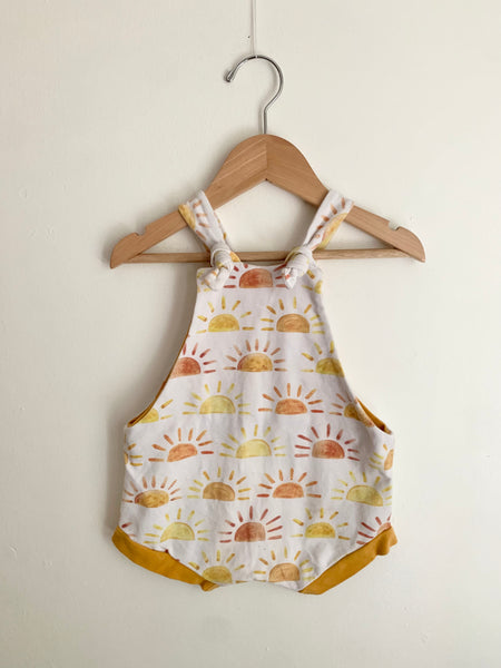 Hadley Rose Designs Yellow Sun Romper • 6-12 months