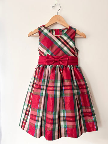 Iris and Ivy Plaid Party Dress • 5 years *