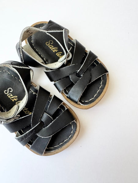 Saltwater Sandals Black • 4c