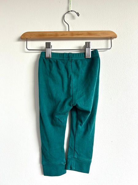 Little and Lively Dark Teal Leggings • 6-12 months