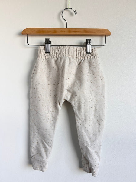 Jamie Kay Cream Speckled Sweatpants • 1-2 years