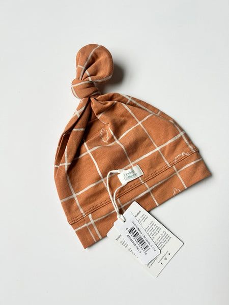 NEW Loulou Lollipop Orange Knot Beanie • 6-12 months