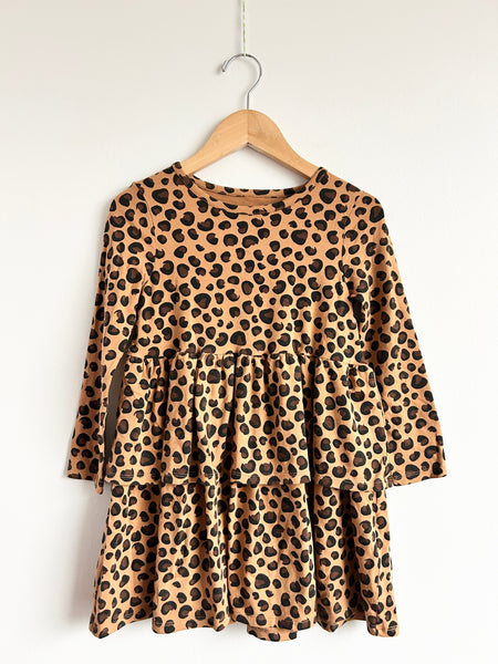 Tucker and Tate Tiered Animal Print Long Sleeve Dress • 4-5 years