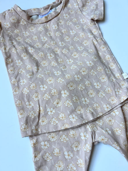 Jax and Lennon 2pc Floral T-Shirt Set • 0-6 months