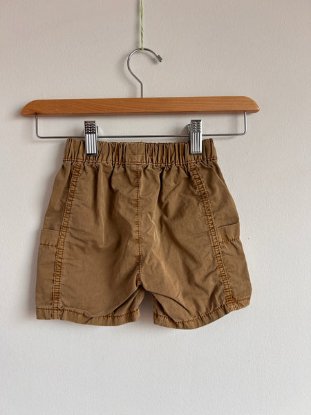Zara Brown Big Pocket Hiking Shorts • 2 years