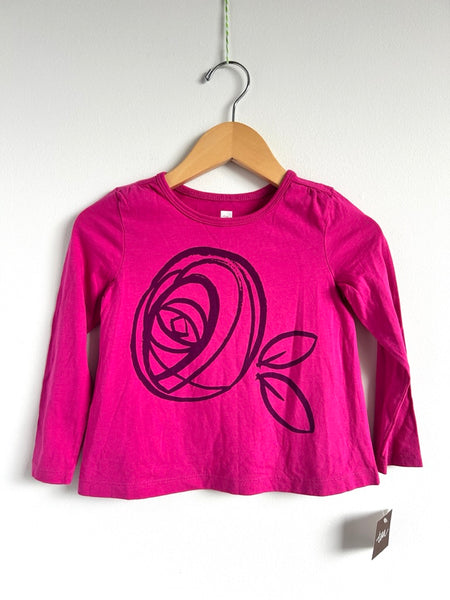 NEW Tea Collection Long Sleeve Floral Top • 2-3 years