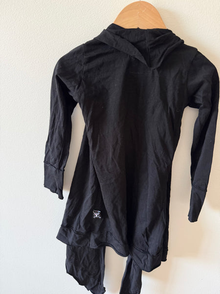 Nununu Long Black Cardigan • 2-3 years