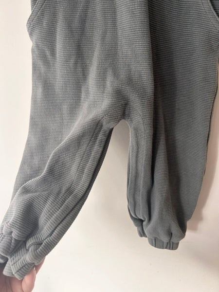 Loved Baby Thick Cotton Ribbed Ovearalls • 18-24 months *