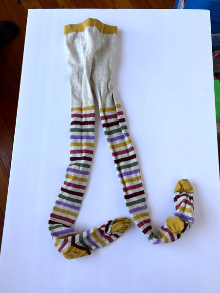 Mini Boden Striped Tights • 8-9 years