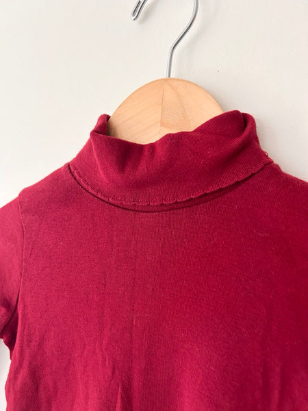 Petit Bateau Cotton Red Turtleneck • 2-3 years *