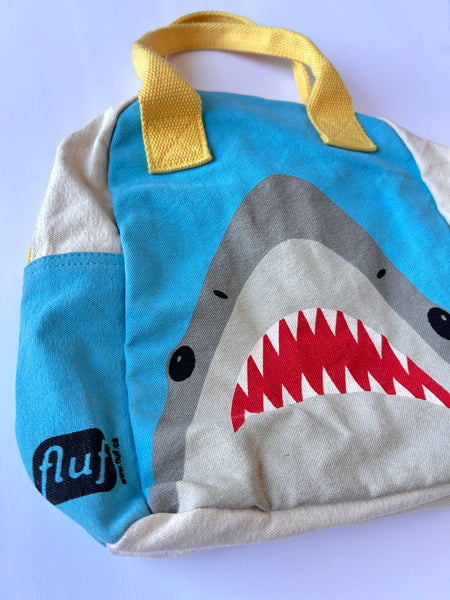 Fluf Shark Cotton Lunch Bag