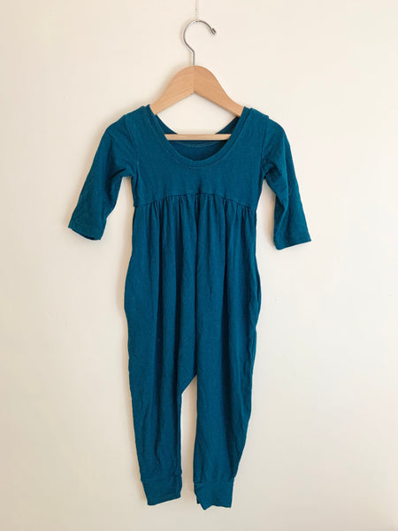 Nest and Nurture Blue Stretchy Romper • 2 years