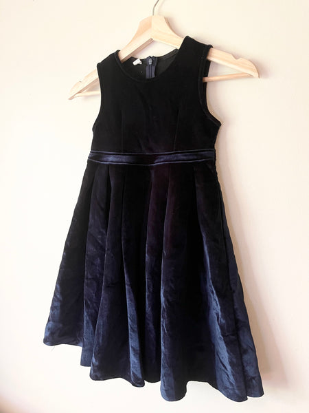 Hicoco Blue Thick Velvety Tank Dress • 10-11 years