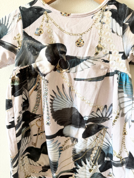 Molo Magpie Bird Dress • 1-3 years