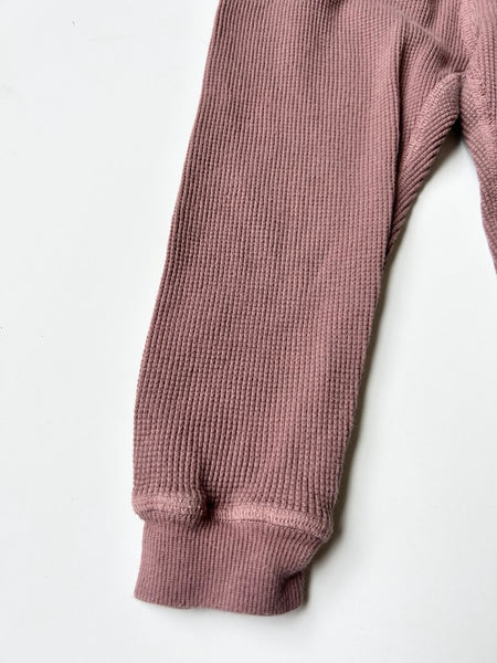 Petits Vilains 2pc Waffle Set Purple • 2-3 years