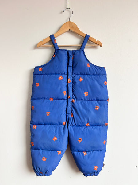 Tiny Cottons Beaver Snow Overalls • 2-3 years