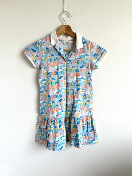 Bonpoint Pattered Collared Dress • 7-9 years