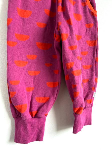 Merle Kids Purple and Orange Sweatpants • 3-5 years