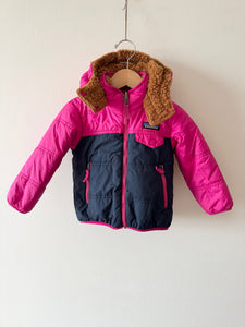 Patagonia Pink and Navy Tribbles Jacket • 2 years