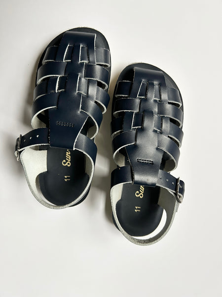 Saltwater Sandals Swimmers Blue • 11c